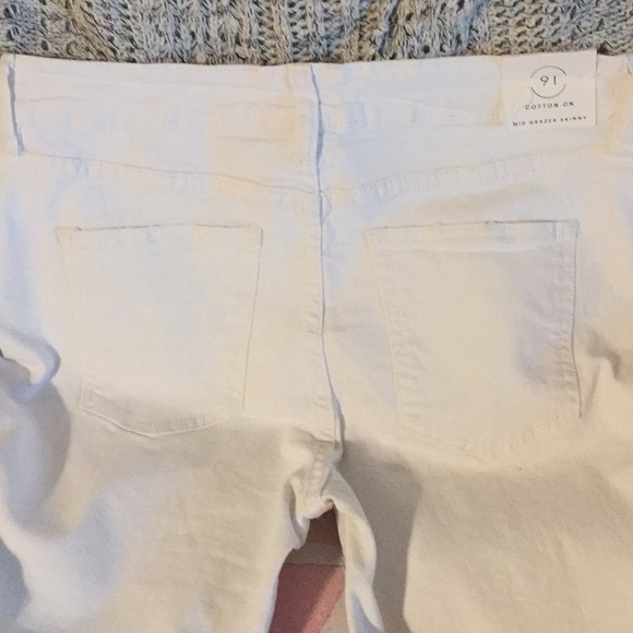 Cotton Mid Grazer Skinny Jeans NWT. - Picture 5 of 6